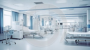 Creating dedicated spaces for treating patients: Isolation ward setups.AI Generated