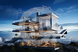 Creating and designing contemporary real estate structures defines business success photo