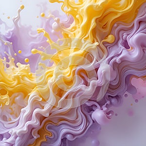 creating a dynamic and colorful abstract pattern.