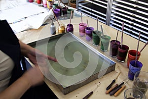 Creating Ebru Art, Paper marbling