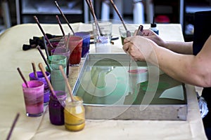 Creating Ebru Art, Paper marbling