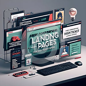 Creating High Converting Landing Pages for High Ticket Offers photo