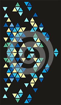 Creating random positions of triangles using Web