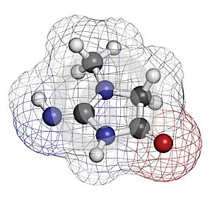 Creatinine molecule. Creatine breakdown product. Creatinine clearance is used to measure kidney function