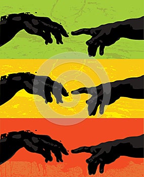 Creation of Adam-vector illust