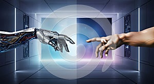 The Creation of AI where human meets machine