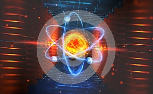 Creation of artificial intelligence. Experiments with the hadronic collider. Investigation of the structure of an atom