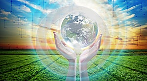 Creation Earth, clean environment, ecology, connection, health, well being