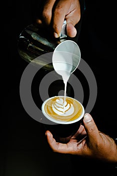 Creation of Latte Art