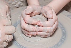 Creation potters wheel photo