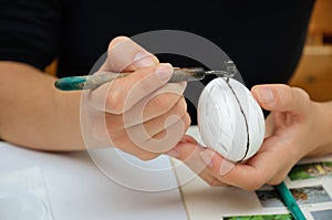 Creation of the Ukrainian Easter egg