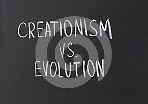 Creationism vs. evolution