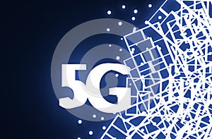 Creative 5G and 6G backdrop. Creative 5G and 6G backdrop. Mobile internet concept, network. 3D Rendering.