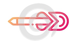 Creative Abstract Arrow Design, vector design Generative AI