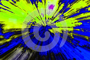Creative abstract background reminding of a burst photo