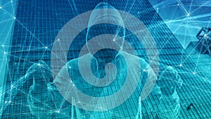 Creative abstract binary code algorithm symbol conception, triangles shapes geometrical triangles shapes chaos, cyber attack bank