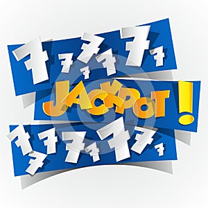 Creative Abstract Jackpot symbol