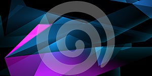 Creative polygonal art wallpaper