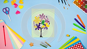 Creative Activities, Cut Paper Art, Easy Crafts for Kids, engaging activities for DIY gift for mom in Mothers Day
