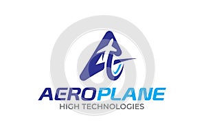 Creative Aero, Airplane Logo design template