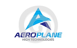 Creative Aero, Airplane Logo design template