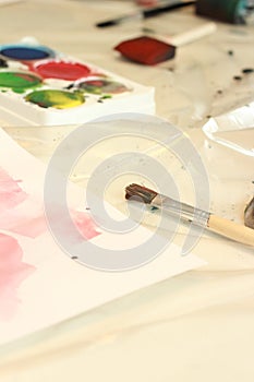 Creative aquarelle paintings diy watercolor.