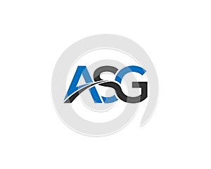 Creative ASG Letter Initial Logo Design