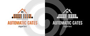 Creative automatic gate system logo