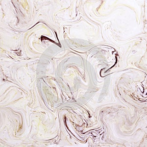 Creative background with abstract acrylic painted waves. Beautiful marble texture.