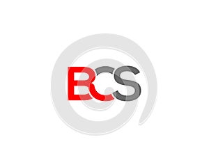 Creative BCS Logo Design Icon  Vector photo