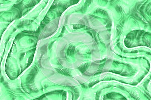 creative beautiful green skin tissue digitally drawn background or texture illustration