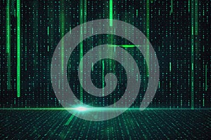 Creative binary code background