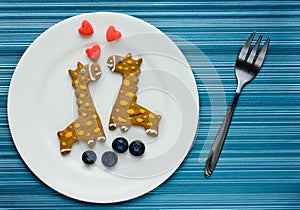 Creative biscuits for breakfast for kids