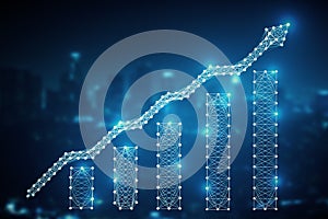 Creative blockchain backdrop