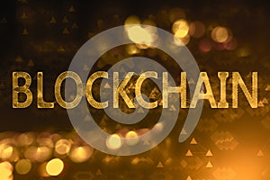 Creative blockchain wallpaper