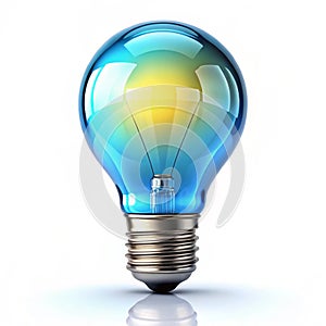 Creative Blub isolated on white background