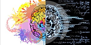 Creative brain sketch