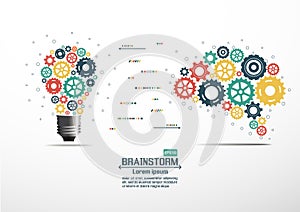 Creative brainstorm concept business idea