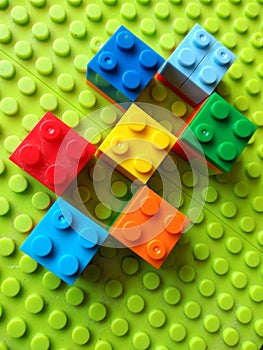 Creative Building Block Shapes Plastic. Big Builders Big Size Learning and Building Blocks For Kids.