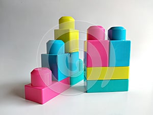 Creative Building Block Shapes Plastic