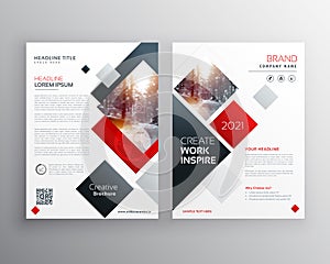 Creative business brochure template design in size A4