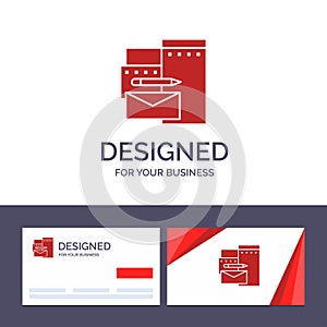 Creative Business Card and Logo template Advertising, Branding, Identity, Corporate Vector Illustration