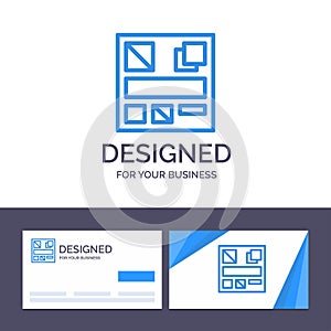 Creative Business Card and Logo template Design, Mockup, Web Vector Illustration