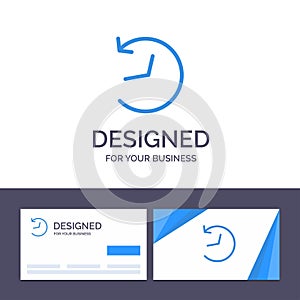 Creative Business Card and Logo template Twitter, Logo, Refresh Vector Illustration