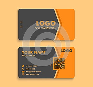 Creative Business Card Print Vector Template Elegant Corporate Identity Graphic