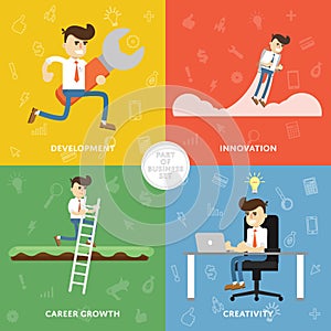 Creative business concept banner