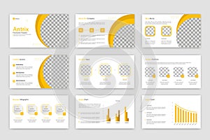 Creative business PowerPoint presentation slides template design. Use for modern keynote presentation background, brochure