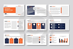 Creative business PowerPoint presentation slides template design. Use for modern keynote presentation background, brochure design