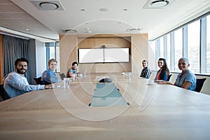 Creative business team having a meeting in conference room