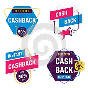 Creative Cashback banners set